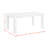 Winston Porter Cohle Rectangular Dining Table in White