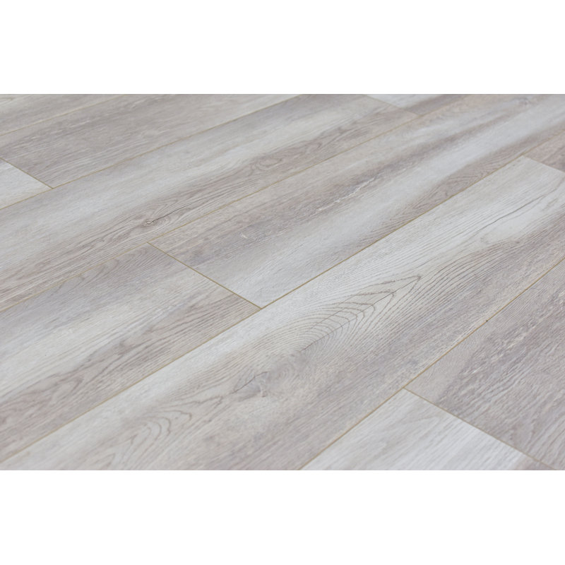 Rajawali 7.8'' W x 47.87'' L x 8'' Laminate Flooring, Grey