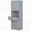 Tall Bathroom Cabinet with Laundry Basket-403078768