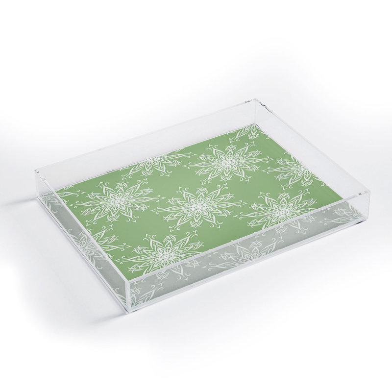 Plateau de table basse Snow Sage, H 1,75 po x l 15,5 po x L 12 po
