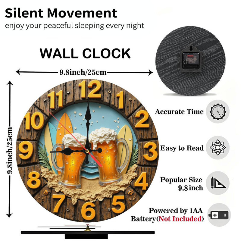 horloge de plage Beach Surf