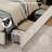 Bed Frame with Tufted Wingback Headboard, Platform Corduroy Upholstered Bed Frame with 4 Storage Drawers and Wooden Slats Support-1483834416