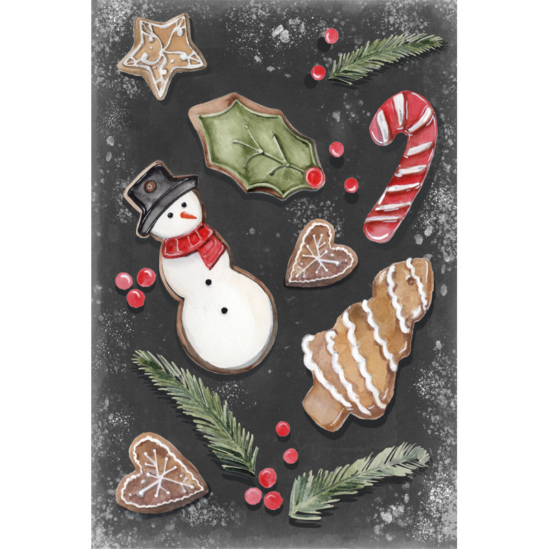 Baking Spirits Bright Collection B by Jennifer Paxton Parker - Graphic Art Print, 122cm H x 81cm W x 3.18cm D, Wrapped Canvas