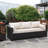 Ailina 79'' Wide Outdoor Wicker Patio Sofa with Anti-slip Cushions and Waterproof Cover-421791