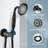 9 Inch Shower System Luxury Rain Shower Faucet Set With 4 Adjustable Body Jets And Handheld Spray-110331705
