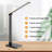 LED Desk Lamp with USB Ports,Touch Desk Lamps for Home Office with 5 Color Modes,3 Brightness Desk Light with Small Night Light,Reading Lamp Table Lamp for Bedroom Bedside Study(with adapter)-2107338412