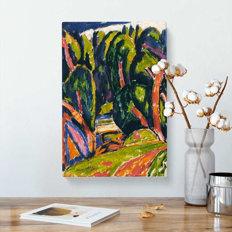 Red Tree by Marsden Hartley - Wrapped Canvas, 50cm H x 35cm W x 3cm D