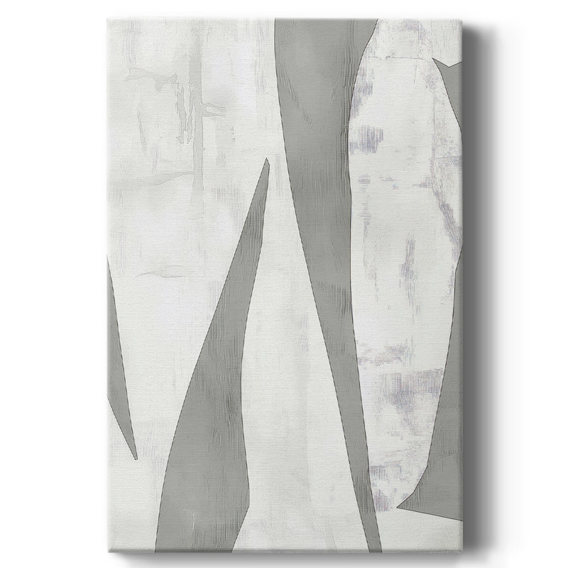 Toile tendue avec châssis abstrait IV - prêt à être accroché , H 27 po x l 18 po