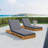 Hofstetter Patio Adjustable Acacia Wood Patio Chaise Lounge With Cushion-1361923855