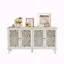 Buffet antique 60 "avec sculptures florales-880638749