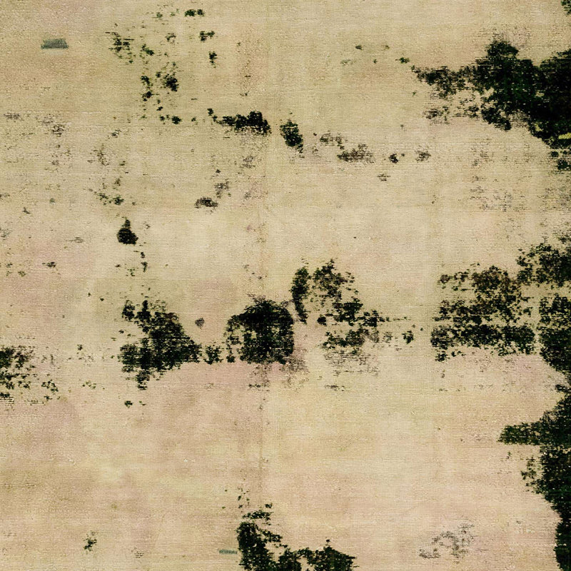 Tapis abstrait moderne 2021, Carré 3 pi