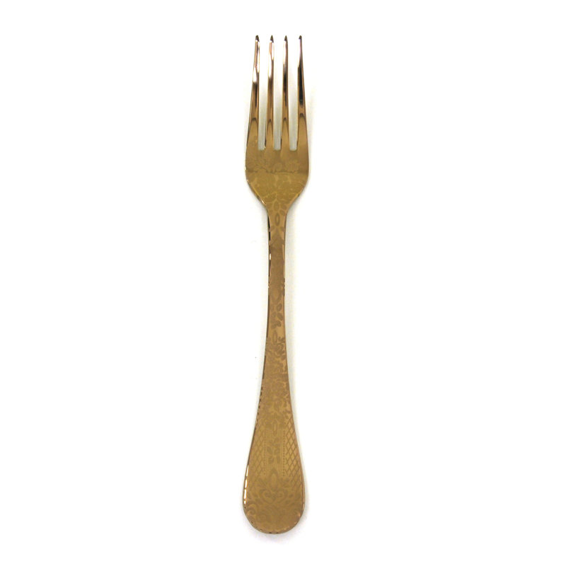 Casablanca Stainless Steel Dinner Fork, Bronzo