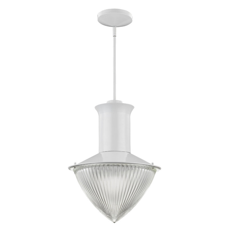 Luminaire suspendu géométrique 1 lumière Badita, Nickel satiné