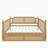 Traditional Style Rattan Daybed with 2 Drawers-376731184-384277243