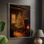 «Christmas Holiday Art DCV III», reproduction d'art encadrée - bois massif-707819153