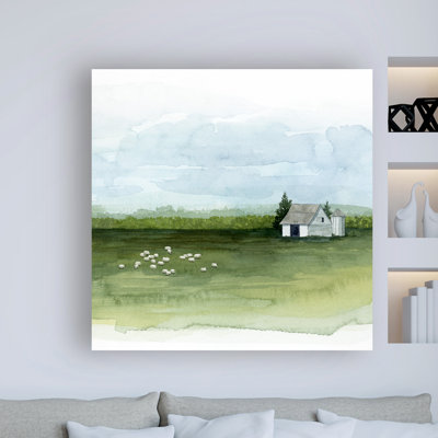 « Ferme II » par Grace Popp-reproduction d’art sur toile tendue