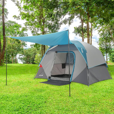 Tente de camping pour la randonnée en plein air pour 4 personnes
