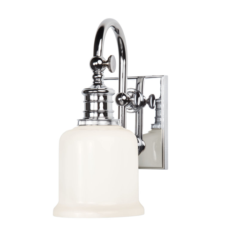 Keswick 1 - Light Armed Sconce, Polished Chrome