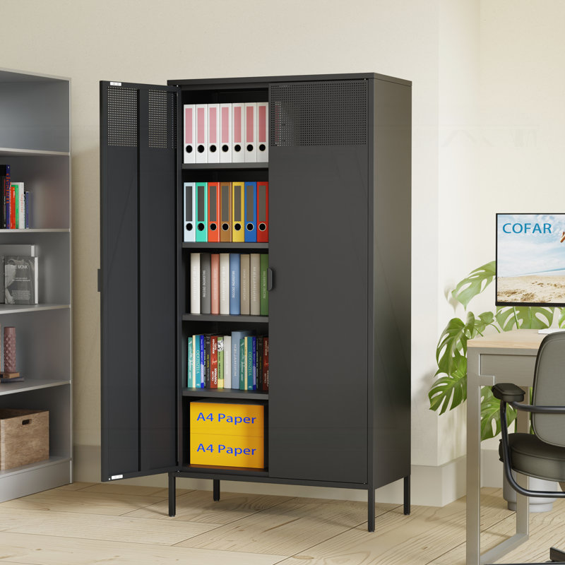 Versatile Metal Storage Locker with Advanced Design for Various Spaces
