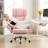 Executive Ergonomic Velvet Office Chair with Flip Up Armrests-1667694280
