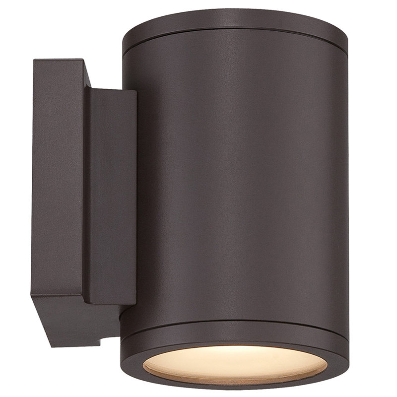 Tube LED Wall Light, Bronze