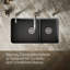 Cairn Smart Divide 33-1/2" Undermount Kitchen Sink-1067917672