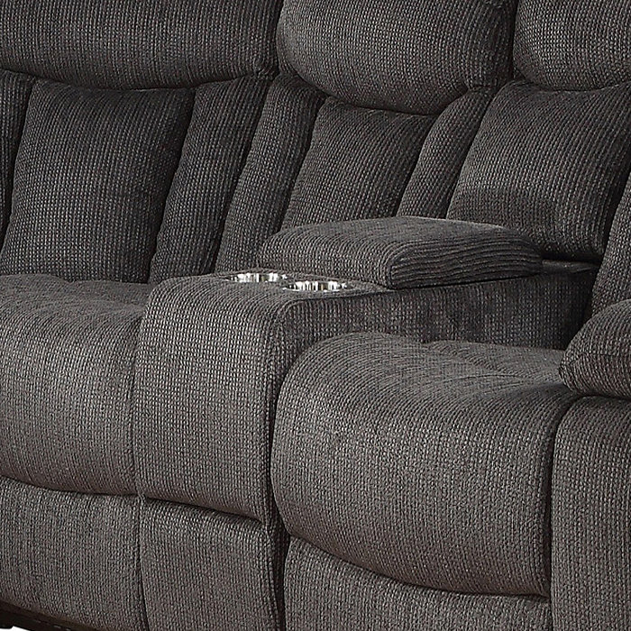 Luccardo Dark Brown Upholstered Sectional