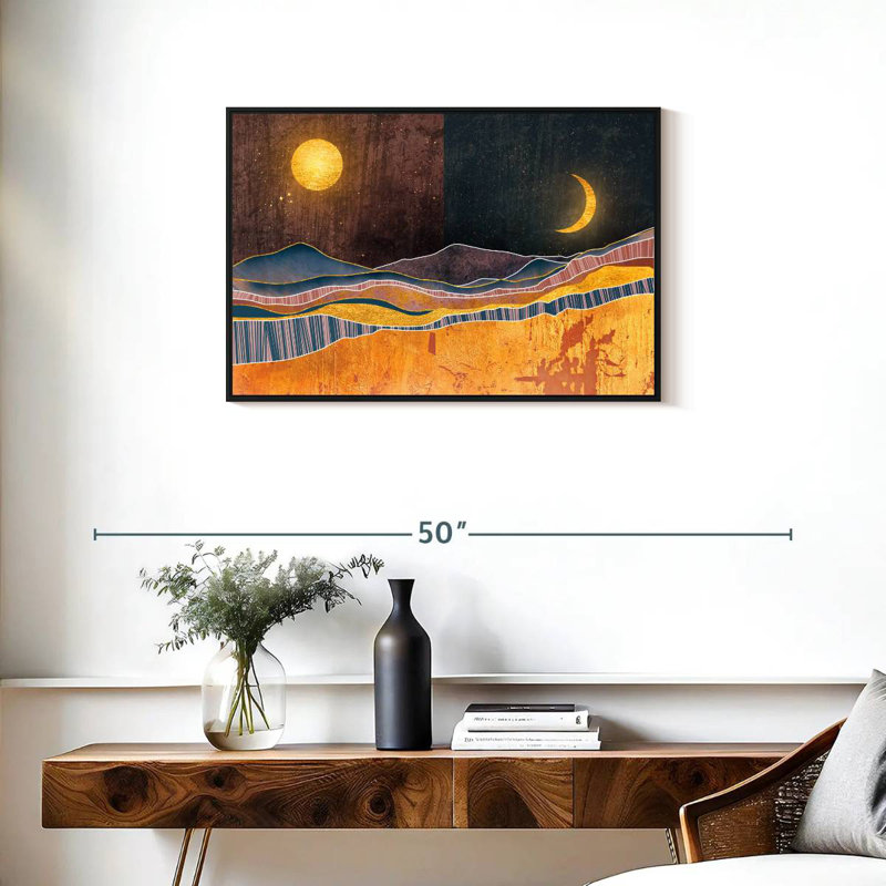 «Blairs Dusk To Dawn», Cadre flottant noir, 31 po x 21 po