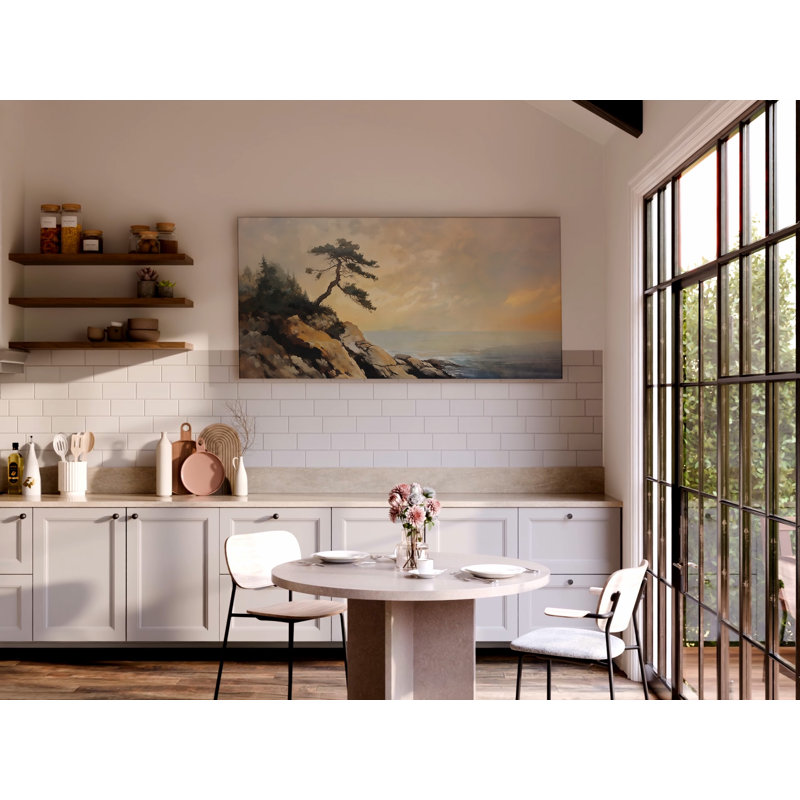 Vieux pin, décoration murale rustique, art mural paysage, art mural sur toile, H 36 po x l 72 po x P 1,5 po
