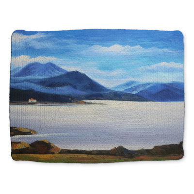 Napperon Coastal Blue Scenic