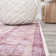 Scottsdale Ogee Medallion Machine-Washable Red/Orange/Cream Rug