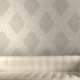 Cork Damask Vinyl Metallic Wallpaper Roll