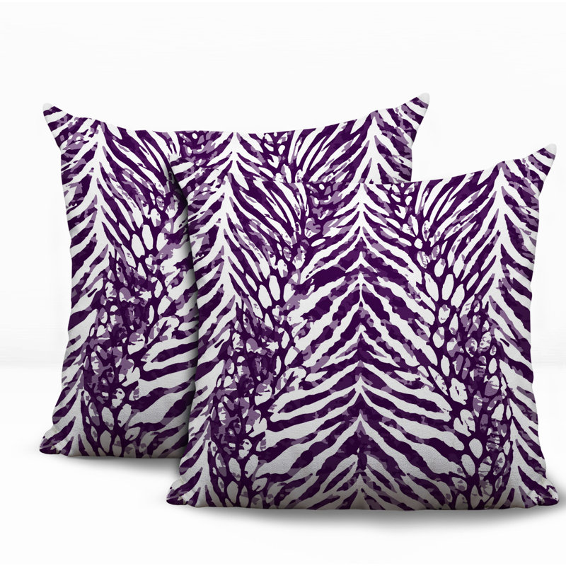 Oreiller réversible intérieur / extérieur Gorgi, 20x20, Purple