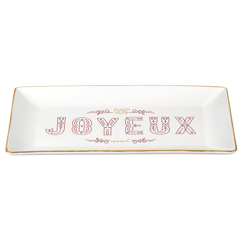 Le Creuset Noel Stoneware Hostess Tray
