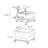 Retro creative design movable coffee table-1983127677
