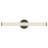 Vire 24-in Black dimmable LED Wall/Vanity Light with Ribbed Opal Diffuser-124959574