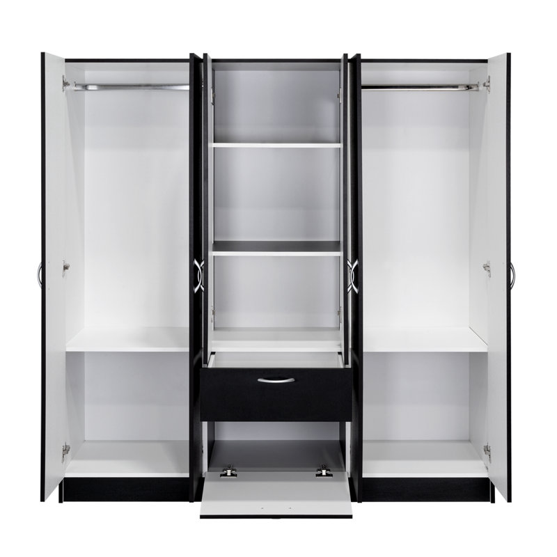 Rangement pour garde-robe Olin, Noir