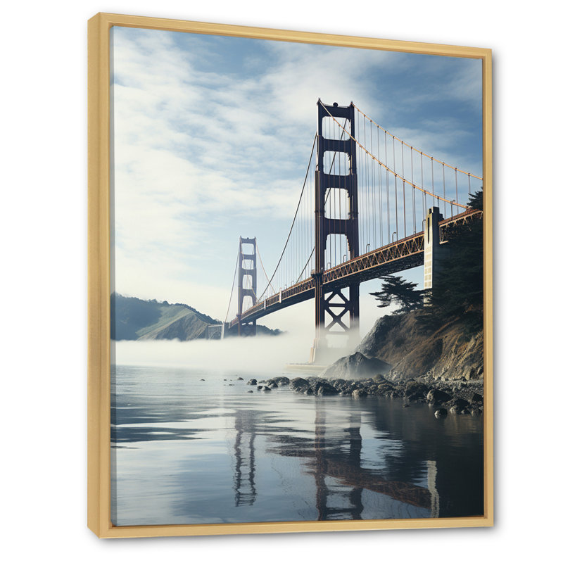 Bohena Grey Bridge Majestic Arch Graphite II, H 32 po x l 16 po x P 1 po, Cadre naturel flottant