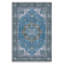 Chenille en coton bleu antidérapant Kilim-136150698