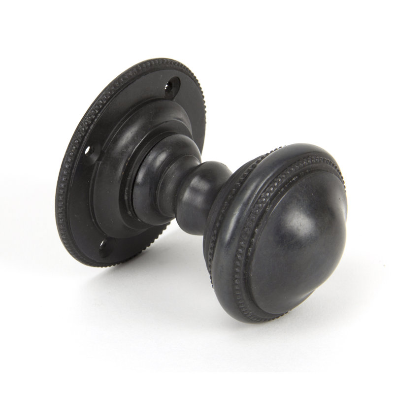 Brockworth Passage Door Knob, Aged Bronze