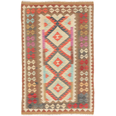 Geometric Hand Woven 100cm X 154cm Area Rug