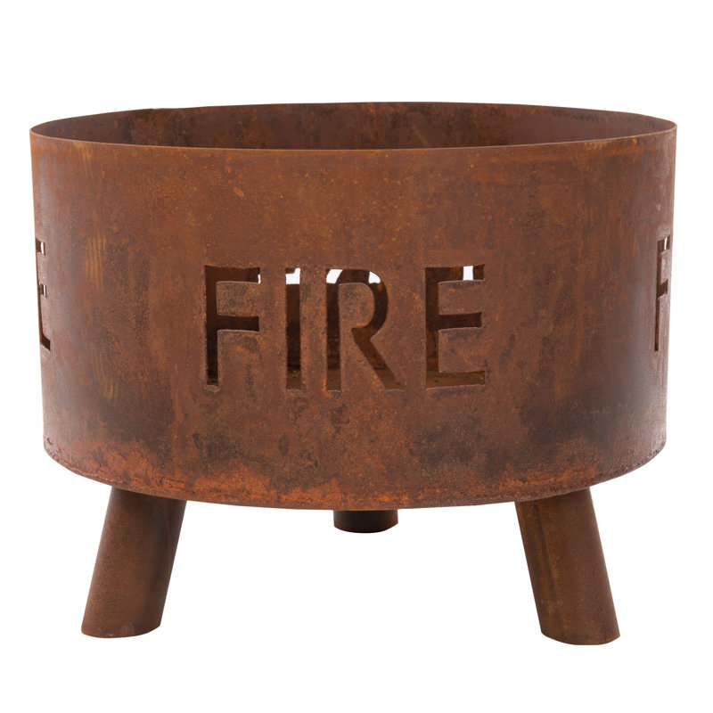 Fulla 50cm Round Steel Fire Pit Log Grate