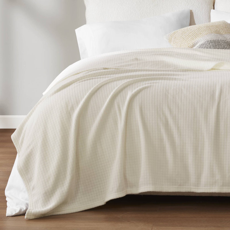 Couverture douce en micromolleton pour toutes les saisons, Taupe