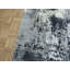 Tapis de couloir gris noué à la main de conception unique 3 pi 2 po x 9 pi 2 po Kiran