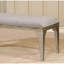 Banc rembourré, banc capitonné pour le salon