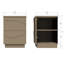 Teo 36cm W Solid Wood Bedside Table