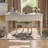 European pastoral style desk and chair set