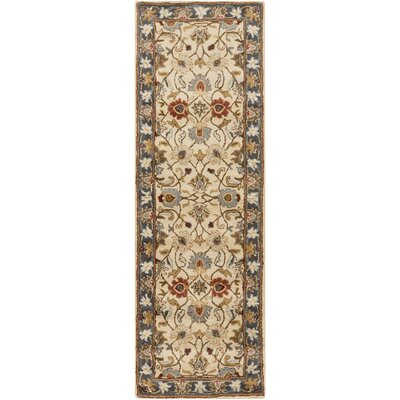 Lark Manor BuckHill Handmade Wool Tan Rug & Reviews | Wayfair