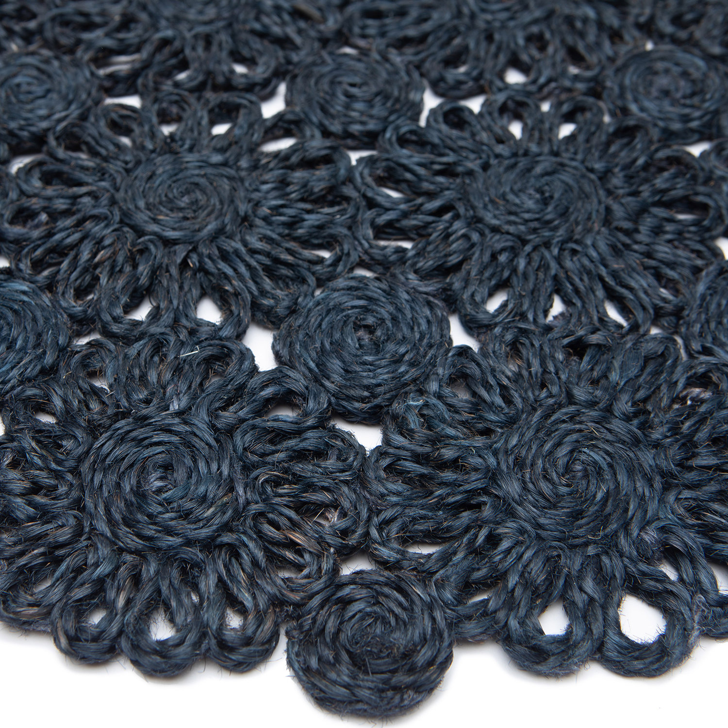 Bladwell Jute Placemat, Navy