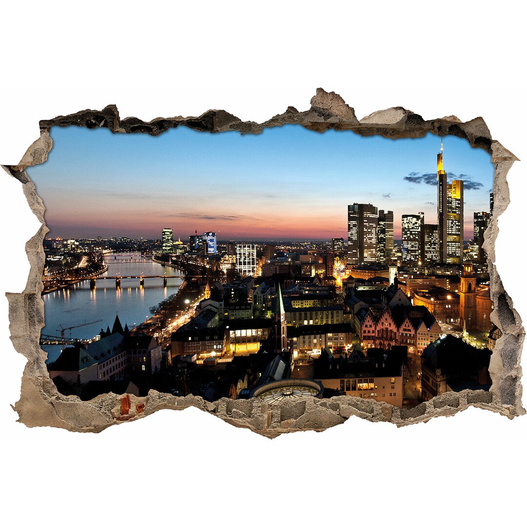 Wandtattoo Skyline von Frankfurt